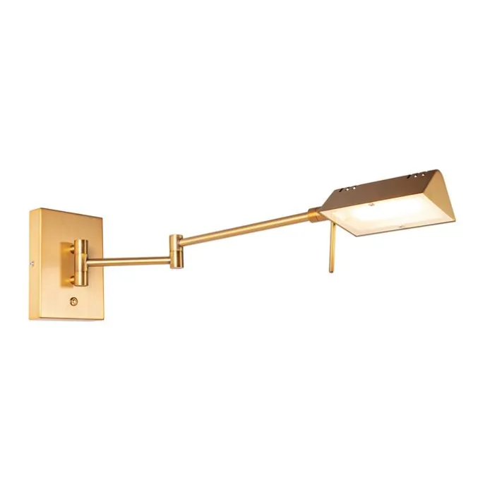 Design Wandleuchte Bronze inkl. LED dimmbar - Notia