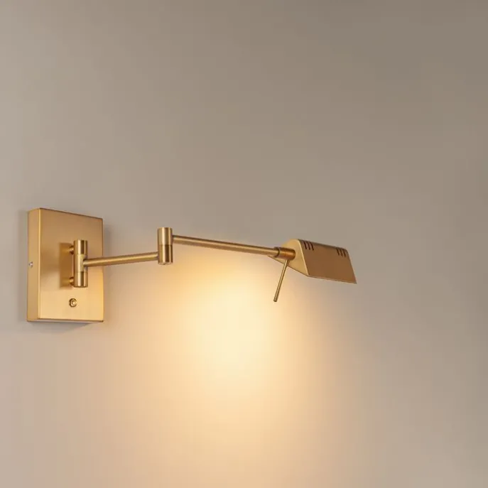Design Wandleuchte Bronze inkl. LED dimmbar - Notia