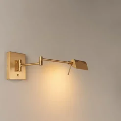 Design Wandleuchte Bronze inkl. LED dimmbar - Notia