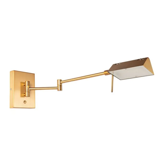 Design Wandleuchte Bronze inkl. LED dimmbar - Notia