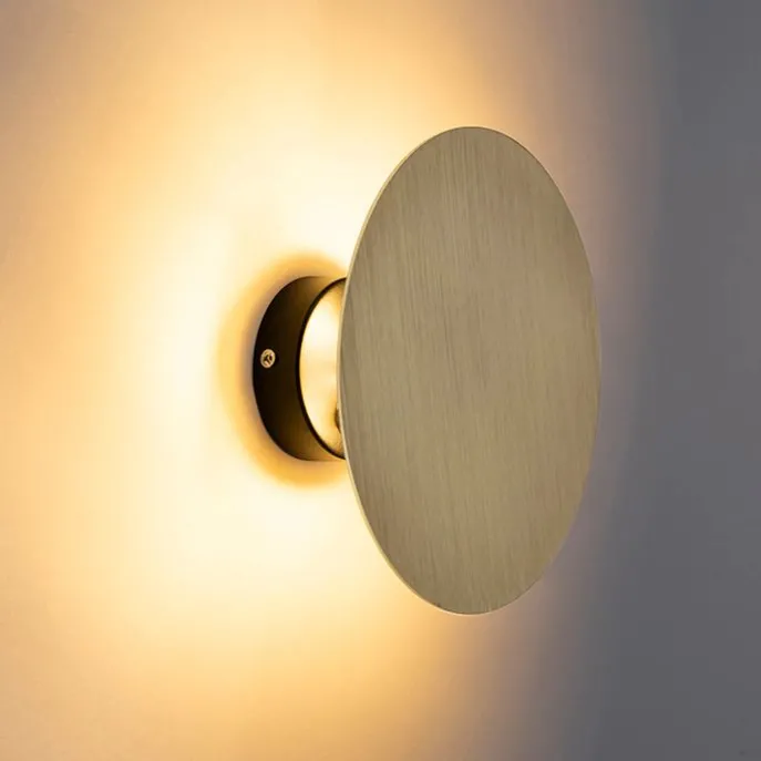 Design Wandleuchte Gold Verstellbar - Pulley