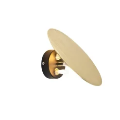 Design Wandleuchte Gold Verstellbar - Pulley