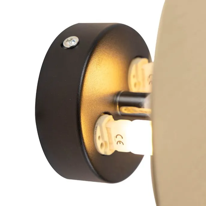 Design Wandleuchte Gold Verstellbar - Pulley