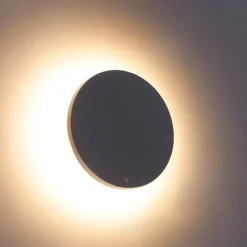 Design Wandleuchte grau 16,5 cm inkl. LED - Skyf