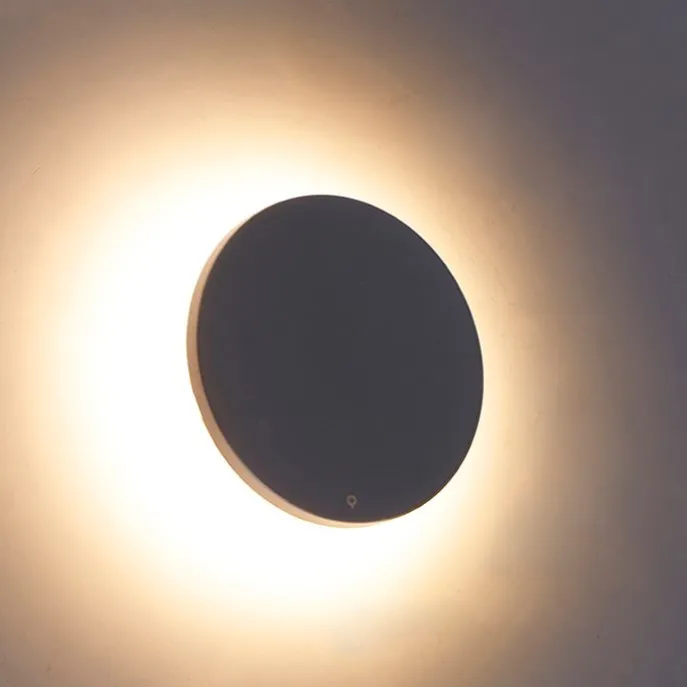 Design Wandleuchte grau 16,5 cm inkl. LED - Skyf