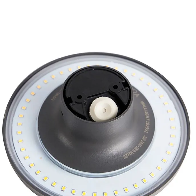 Design Wandleuchte grau 16,5 cm inkl. LED - Skyf