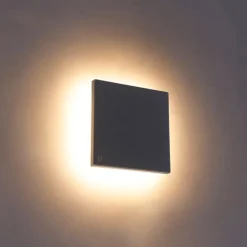 Design Wandleuchte Graualuminium 15 cm inkl. LED 9W - Skyf