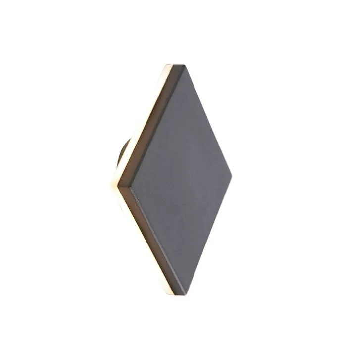 Design Wandleuchte Graualuminium 15 cm inkl. LED 9W - Skyf