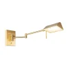 Design Wandleuchte Messing inkl. LED dimmbar - Notia