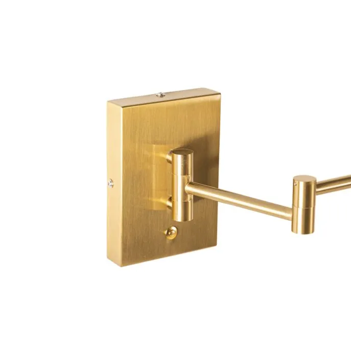 Design Wandleuchte Messing inkl. LED dimmbar - Notia