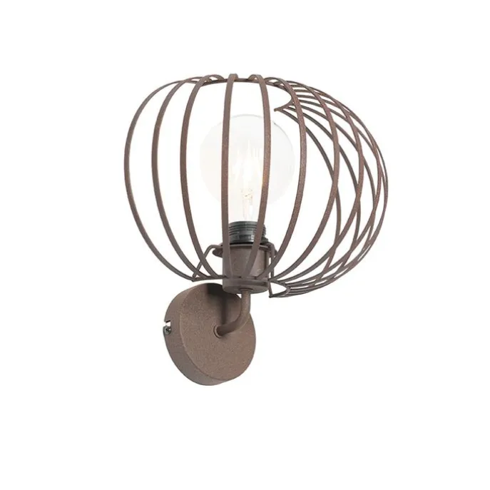 Design Wandleuchte rostbraun 30 cm - Johanna