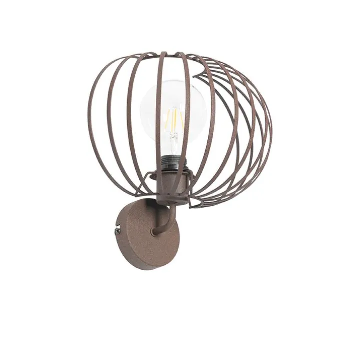 Design Wandleuchte rostbraun 30 cm - Johanna