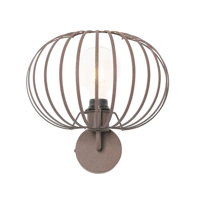 Design Wandleuchte rostbraun 30 cm - Johanna