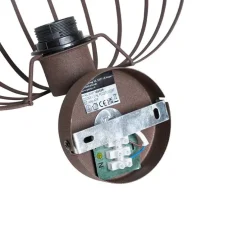 Design Wandleuchte rostbraun 30 cm - Johanna