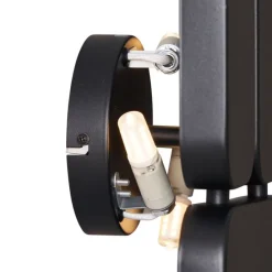 Design Wandleuchte Schwarz 3-flammig - Planes