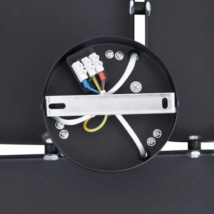 Design Wandleuchte Schwarz 3-flammig - Planes