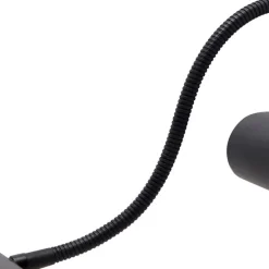 Design Wandleuchte schwarz 32 cm inkl. LED mit Dimmer - Tableau