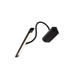 Design Wandleuchte schwarz 32 cm inkl. LED mit Dimmer - Tableau