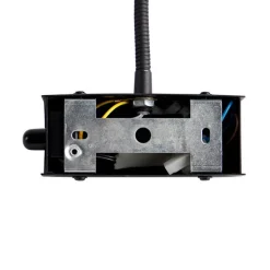 Design Wandleuchte schwarz 18,5 cm inkl. LED mit Dimmer - Tableau