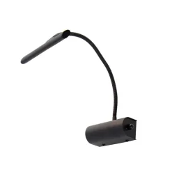 Design Wandleuchte schwarz 18,5 cm inkl. LED mit Dimmer - Tableau