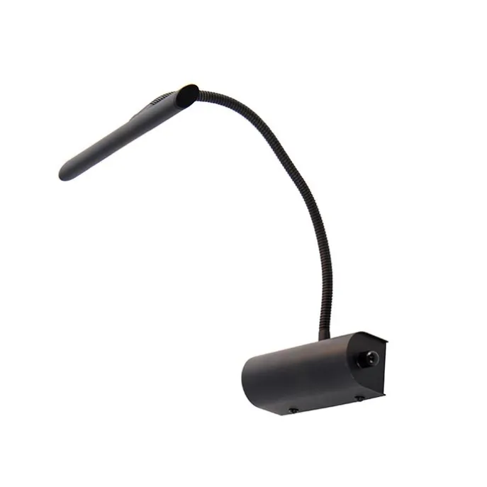 Design Wandleuchte schwarz 18,5 cm inkl. LED mit Dimmer - Tableau