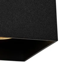 Design Wandleuchte schwarzes Quadrat - Sabbir
