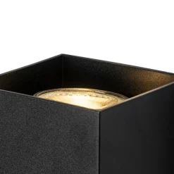 Design Wandleuchte schwarzes Quadrat - Sabbir