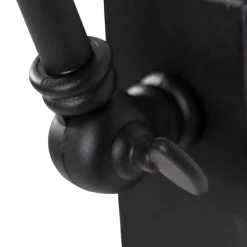 Design Wandleuchte schwarz verstellbar - Luna