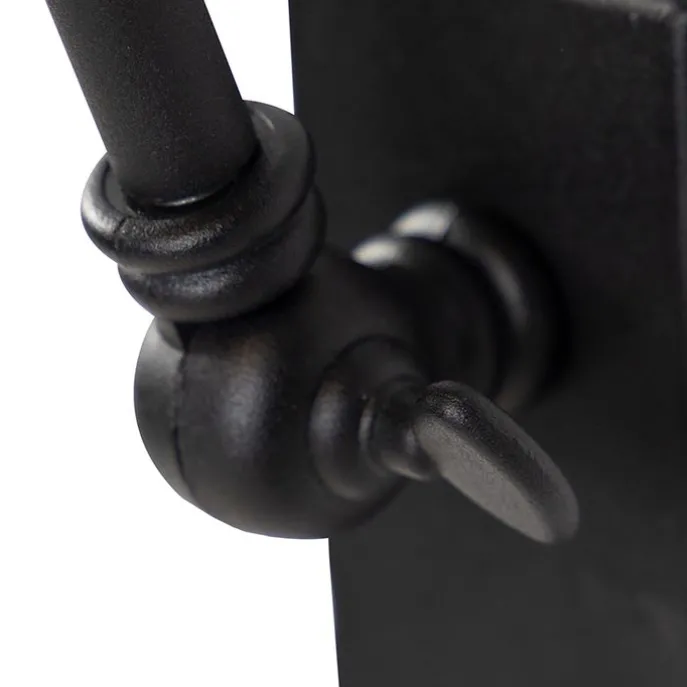 Design Wandleuchte schwarz verstellbar - Luna