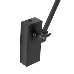 Design Wandleuchte schwarz verstellbar - Luna