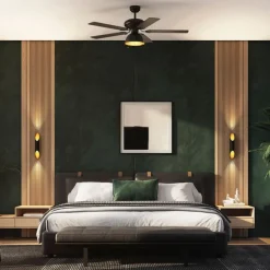 Design Wandleuchte schwarz mit Gold - Organo L.