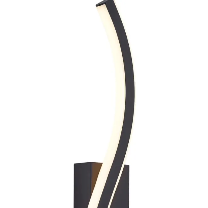 Design Wandleuchte Schwarz 3-Stufen-Dimmbar 2-Licht - Bummy