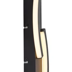 Design Wandleuchte Schwarz 3-Stufen-Dimmbar 2-Licht - Bummy