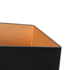 Design Wandleuchte schwarz mit Gold - Alone S.