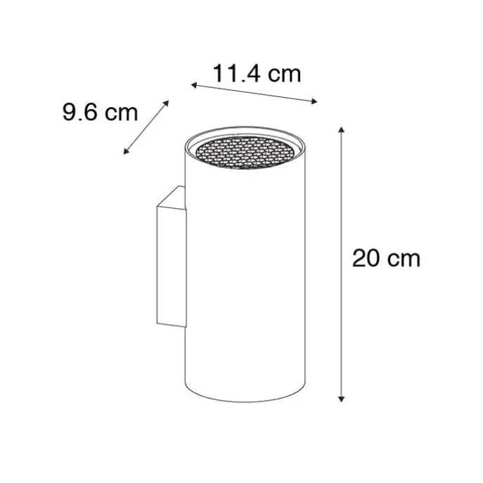 Design Wandleuchte schwarz - Sab Honey