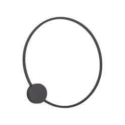 Design Wandleuchte Schwarz 67cm inkl. LED 3-Stufen Dimmbar - Anello