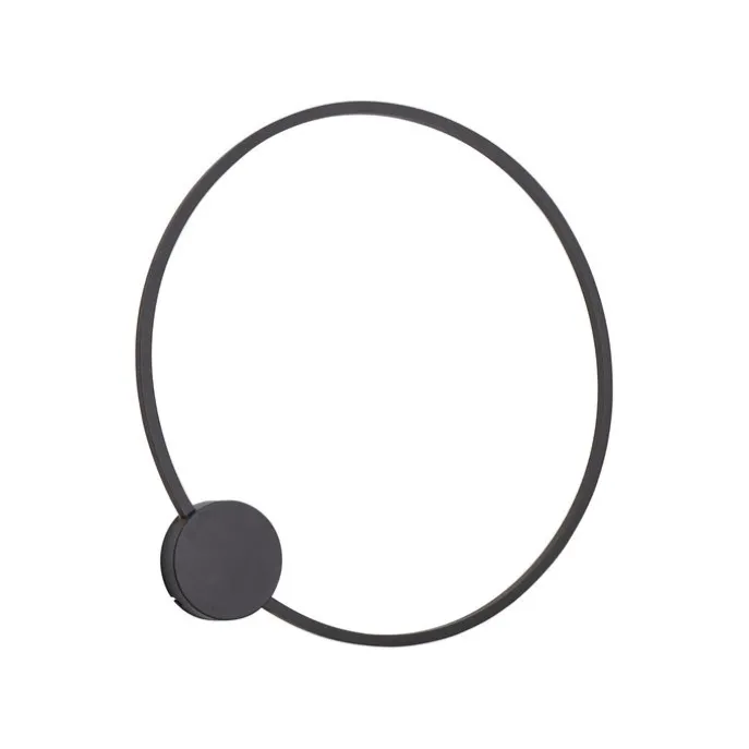 Design Wandleuchte Schwarz 67cm inkl. LED 3-Stufen Dimmbar - Anello