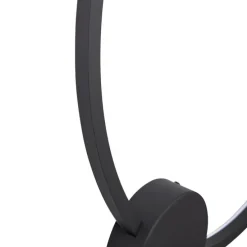 Design Wandleuchte Schwarz 67cm inkl. LED 3-Stufen Dimmbar - Anello