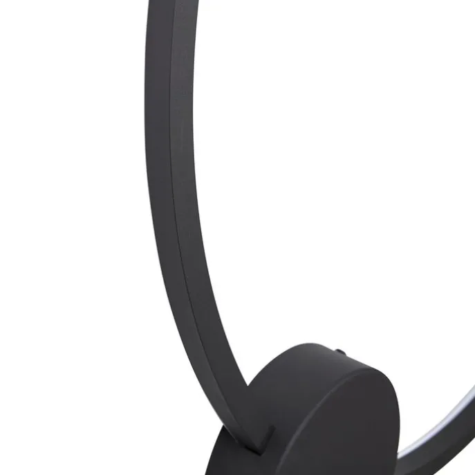 Design Wandleuchte Schwarz 67cm inkl. LED 3-Stufen Dimmbar - Anello