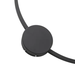 Design Wandleuchte Schwarz 67cm inkl. LED 3-Stufen Dimmbar - Anello