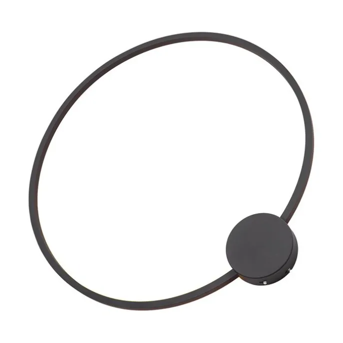 Design Wandleuchte Schwarz 67cm inkl. LED 3-Stufen Dimmbar - Anello