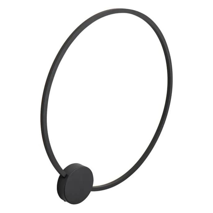 Design Wandleuchte Schwarz 67cm inkl. LED 3-Stufen Dimmbar - Anello