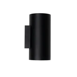 Design Wandleuchte Schwarz mit Gold GU10 50mm - Sab