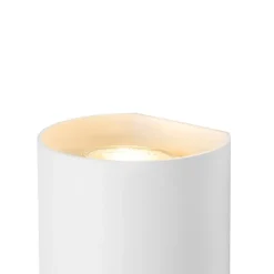 Design Wandleuchte Weiß Rund GU10 50mm - Sabbir