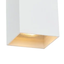 Design Wandleuchte weißes Quadrat - Sabbir