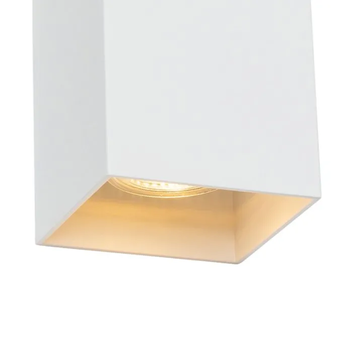 Design Wandleuchte weißes Quadrat - Sabbir