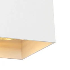 Design Wandleuchte weißes Quadrat - Sabbir
