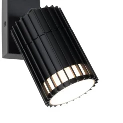 Design-Außen-Deckenstrahler schwarz IP44 - Boris