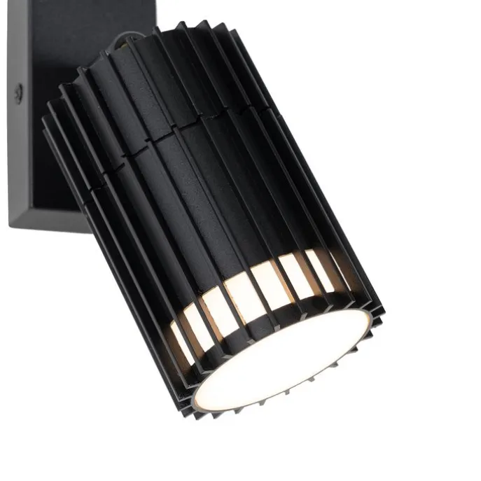 Design-Außen-Deckenstrahler schwarz IP44 - Boris