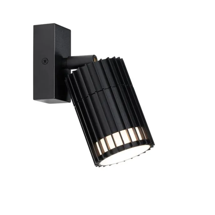 Design-Außen-Deckenstrahler schwarz IP44 - Boris